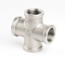 Стальная переходная резьбовая крестовина