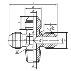 Стальная ввертная крестовина 4 мм 12Х18Н9Т ГОСТ 13972-74