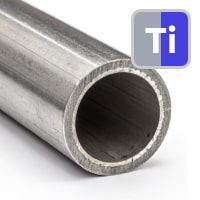 Титановая профильная труба 10x1,5 мм ВТ5 ГОСТ 22897-86